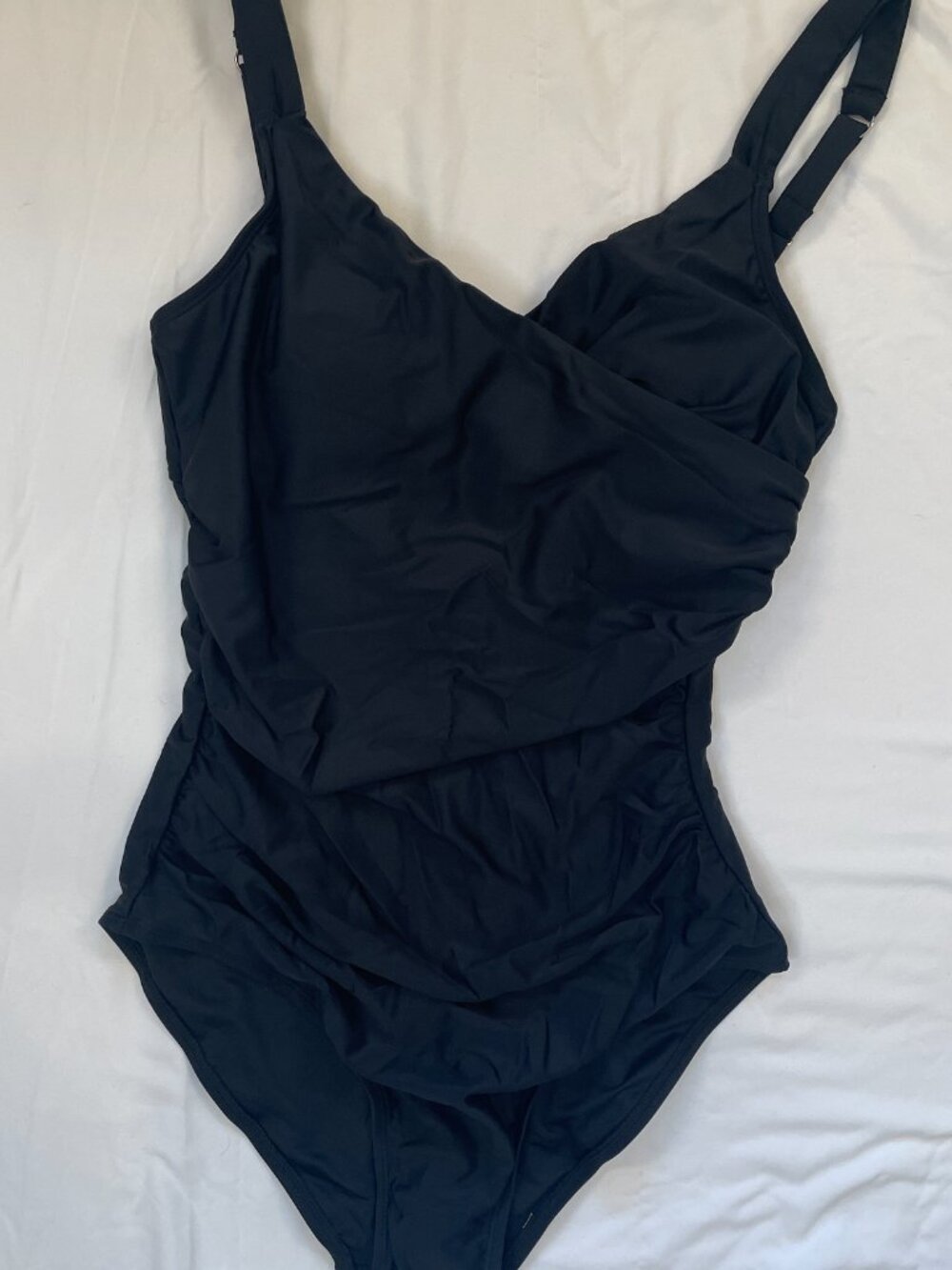 Cupshe Black Retro Tummy Control One-Piece Adjustable Tummy Control - Picture 6 of 7
